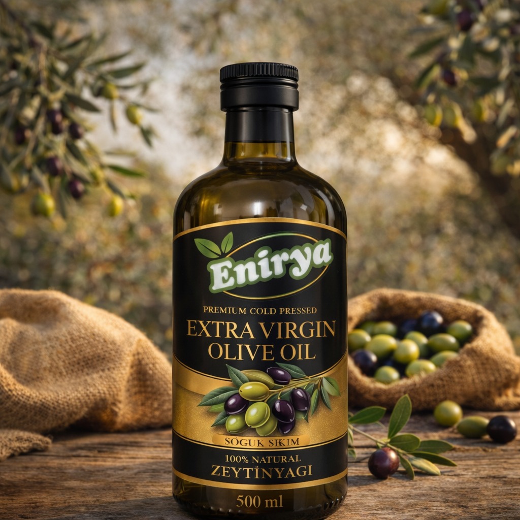 Soğuk Sıkım Zeytinyağı 500  ml Resim